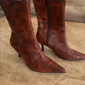 Aldo Vintage Brown Leather pointed heels